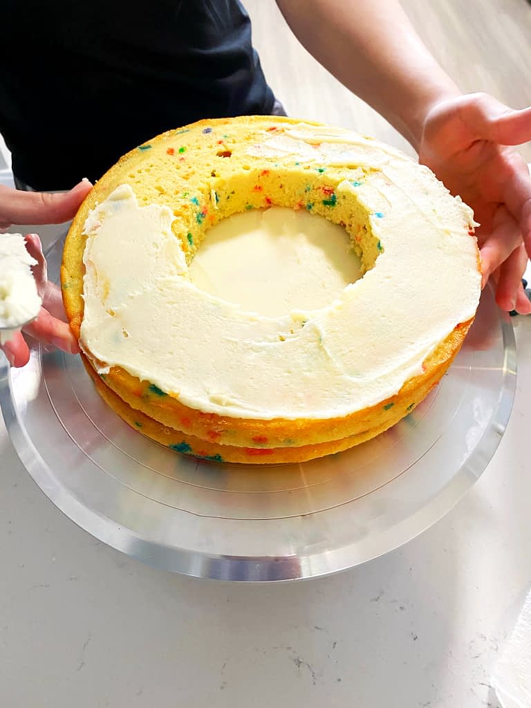 Funfetti Birthday cake with vanilla buttercream